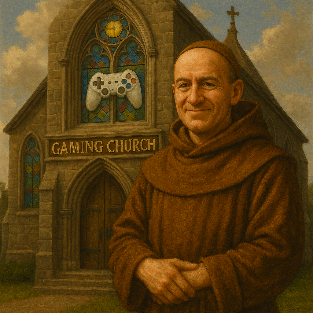 Monk voor gamingkerk
