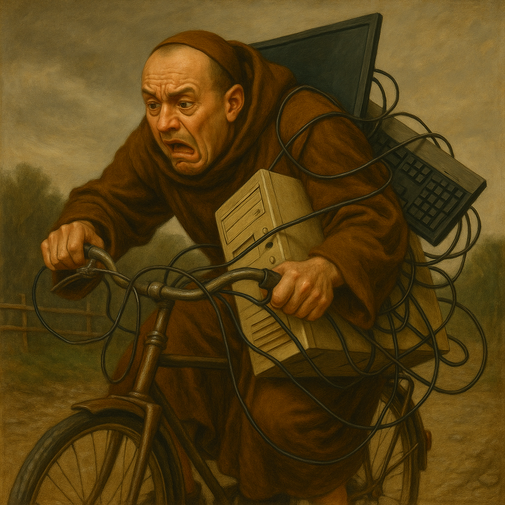 Fietsparkeerplaats bij de kerk